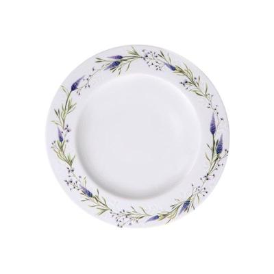 Prato Fundo Tramontina Lilla 23cm Em Porcelana Decorada