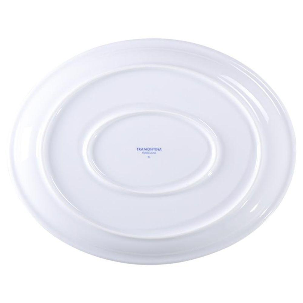 Prato Steak Tramontina Paula Em Porcelana Branca 31cm - 3