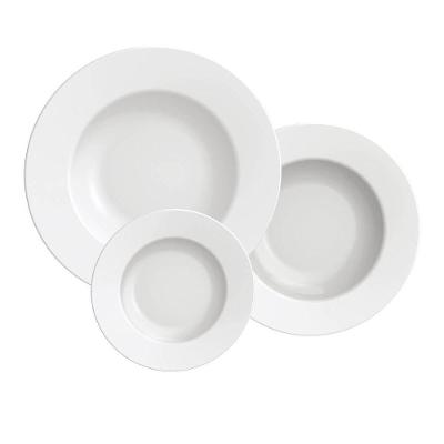 Jogo De Pratos Tramontina Maria Augusta Em Porcelana 12 Peças