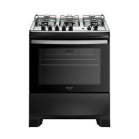 Fogão 5 Bocas Dako Supreme Mesa de Inox e Timer Bivolt - Preto - 1