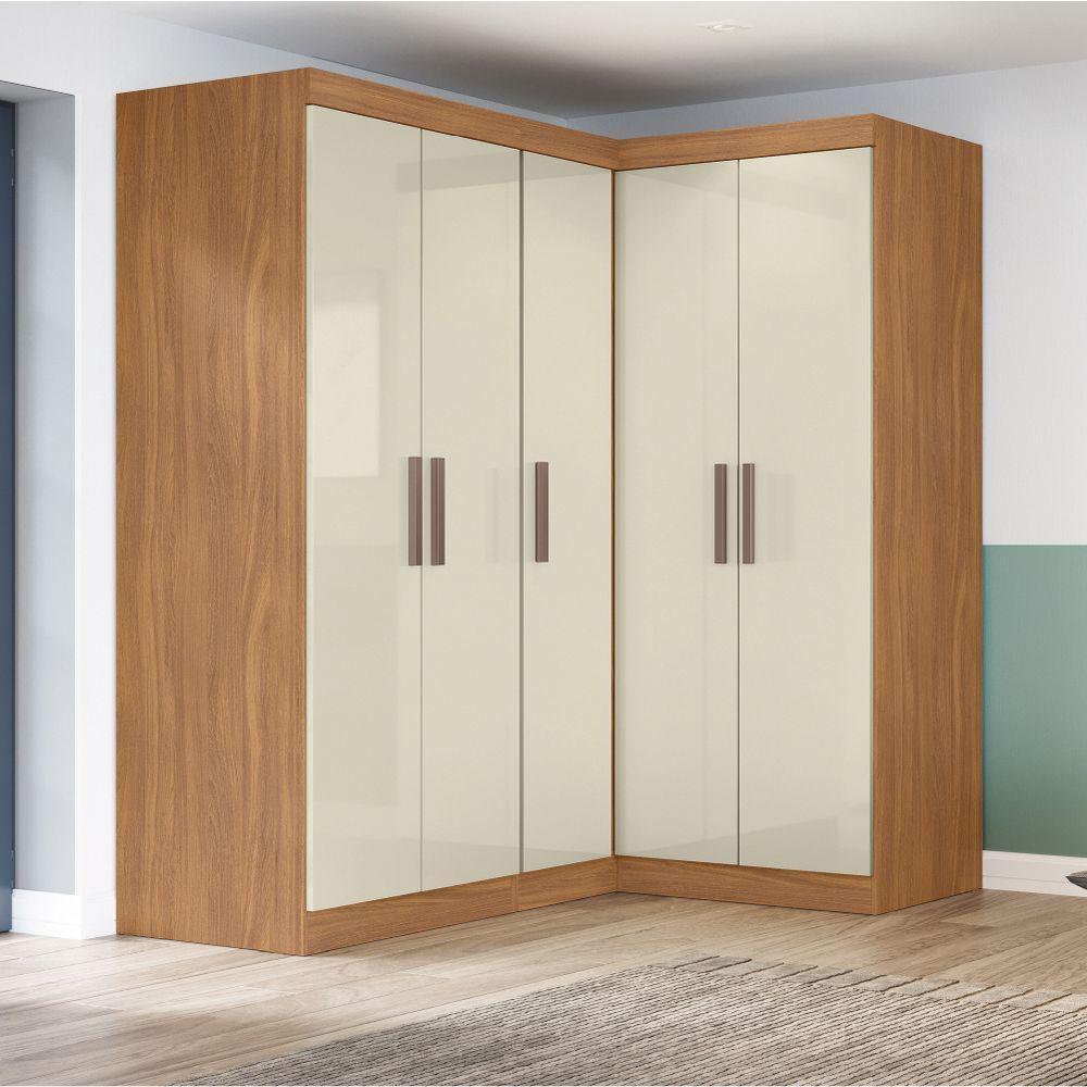 Quarto Modulado De Canto Madrid Com 5 Portas Maxel - 2