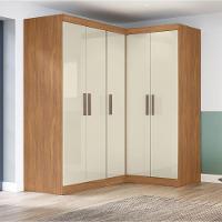 Quarto Modulado De Canto Madrid Com 5 Portas Maxel - 2