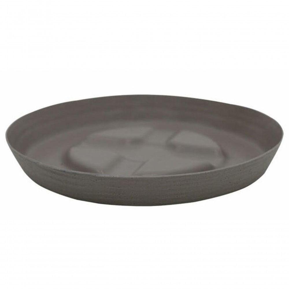 Vaso Tramontina Asteca Em Polietileno Concreto Com Prato 38cm - 3