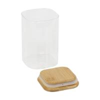 Pote De Vidro Borossilicato 550ml Com Tampa De Bambu - Hermético E Elegante - 3