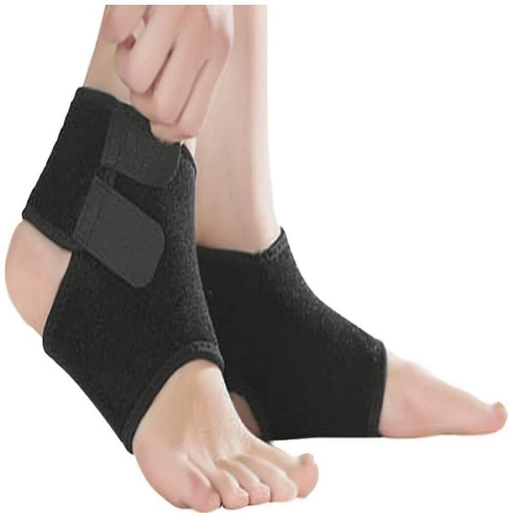Tornozeleira Ajustável Com Compressão – Estabilizador Para Esportes E Prevenção De Lesões - 2