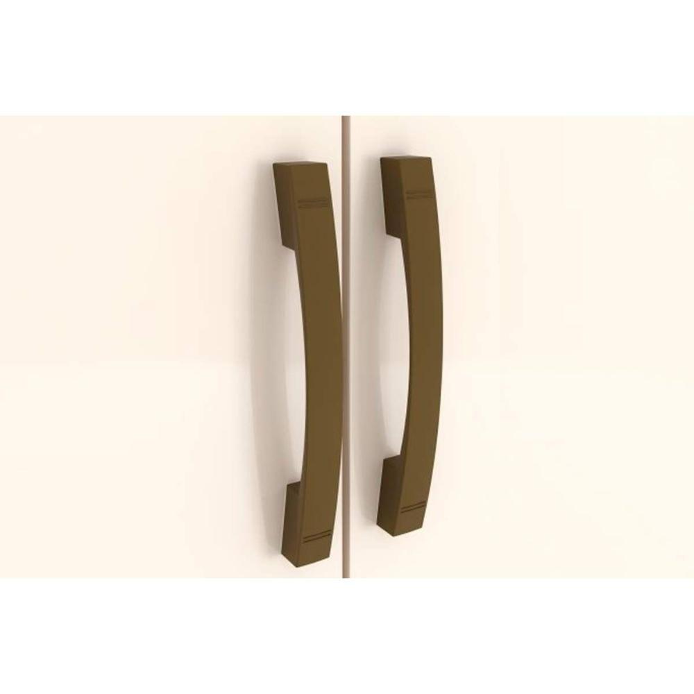 Guarda Roupa Casal 6 Portas E 3 Gavetas C/ Pés Caju Da136 Nature/off White - Henn - 3