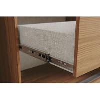 Guarda Roupas 2 Portas De Correr (1 C/ Espelho) E 4 Gavetas C/ Pés Vasti Nature/off White - Henn - 5