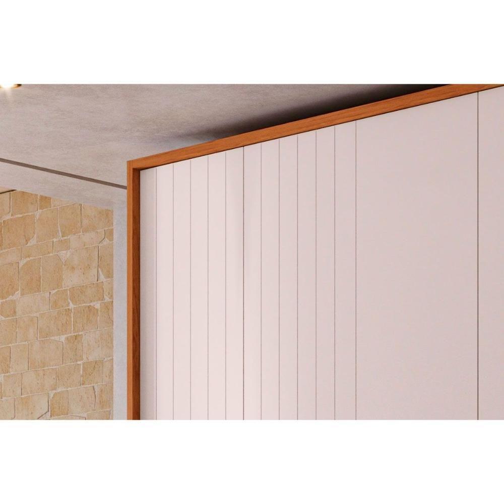 Guarda Roupa 6 Portas E 6 Gavetas Quintus Freijo/off White - Caemmun - 7