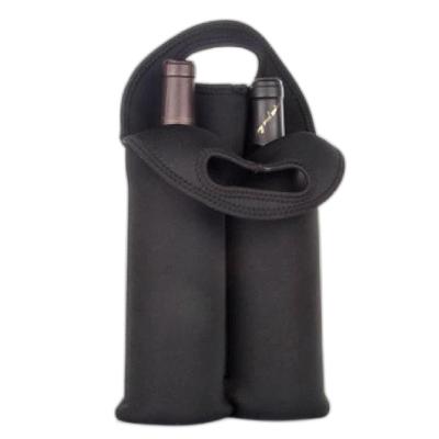 Bolsa Térmica Porta Vinhos Para 2 Garrafas – Neoprene Acolchoado Com Alça De Transporte
