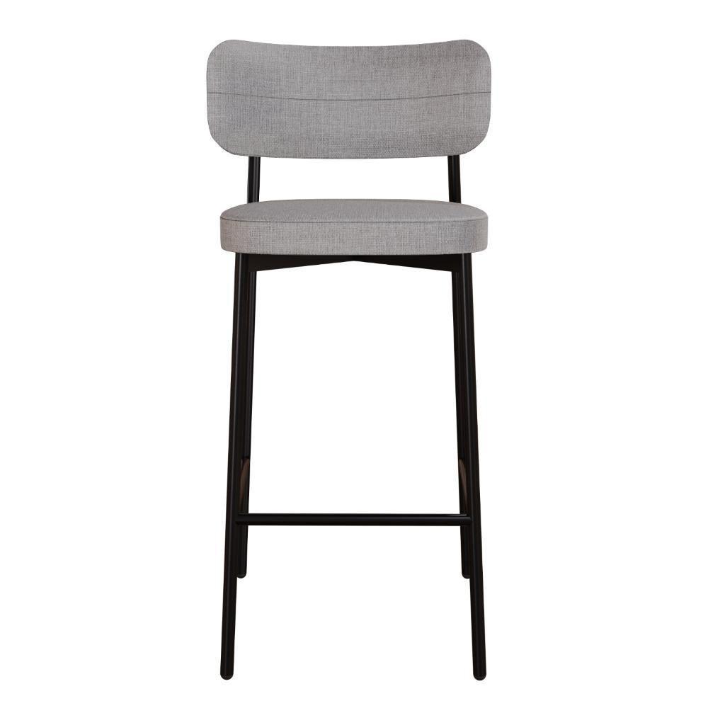 Banqueta Alloa Fixa Com 4 Pés 50 X 44,7 X 103,5 Mm Com 1 Un. Corriente Cinza Claro - 4