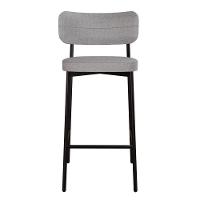 Banqueta Alloa Fixa Com 4 Pés 50 X 44,7 X 103,5 Mm Com 1 Un. Corriente Cinza Claro