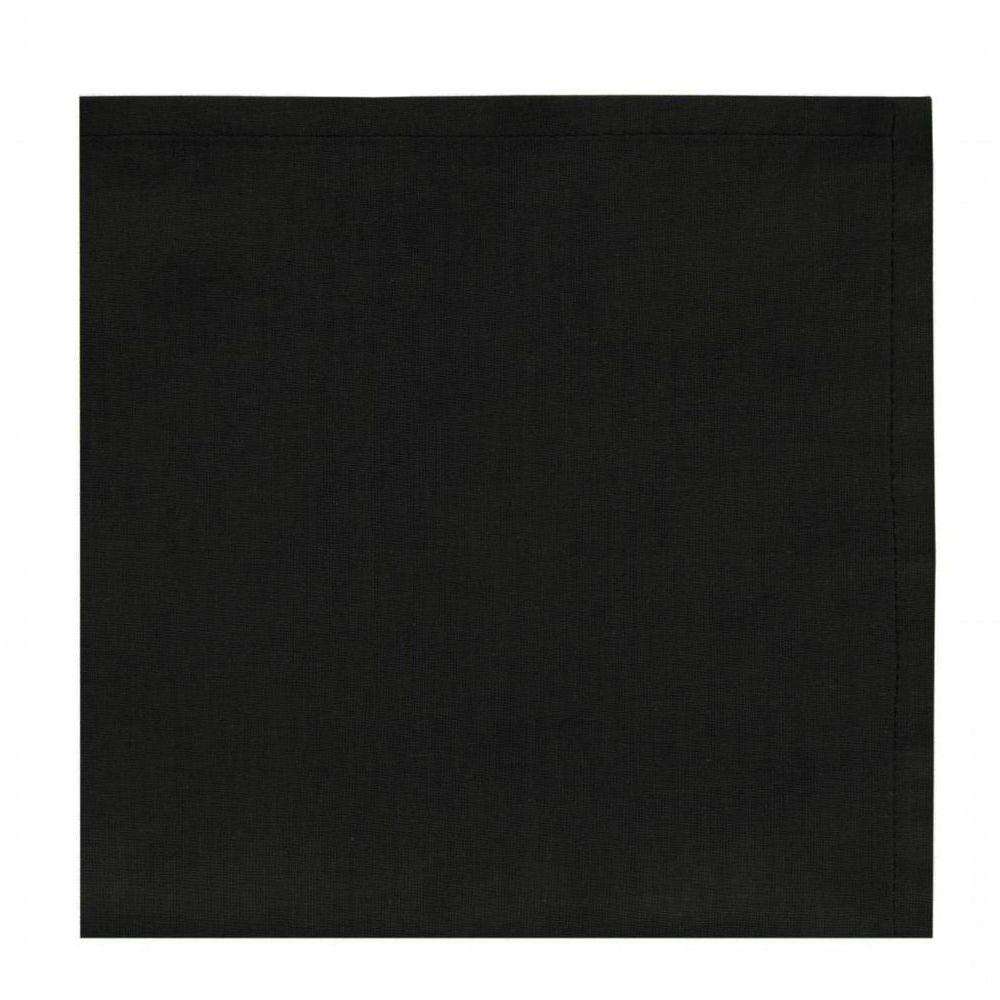 Guardanapo Copa E Cia 4 Peças Home 45x45cm Liso Preto - 1