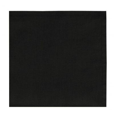 Guardanapo Copa E Cia 4 Peças Home 45x45cm Liso Preto