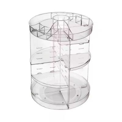 Organizador De Maquiagem Rotativo 360° Em Acrílico 4 Andares – Beleza, Organização E Sofisticação Em Um Só Produto