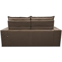 Sofá Retrátil E Reclinável 2,30m Essence. Velusoft Cama Inbox Castor - 6