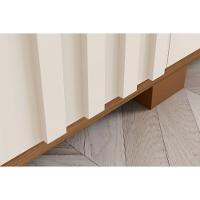 Guarda Roupa Casal 6 Portas E 4 Gavetas C/ Pés ávila Nature/off White - Henn - 5