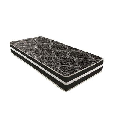 Colchão Solteiro Espuma D28 Master Ag80 Black Double Face (88x188x20) - Paropas