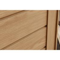 Guarda Roupa Solteiro 2 Portas De Correr E 6 Gavetas C/ Pés Cayman Nature - Henn - 5