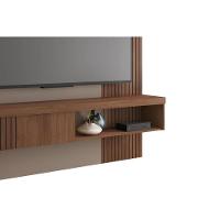 Home P/ Tv Até 65 Pol Jade Ripada 180x183cm Buriti/fendi - Caemmun - 5