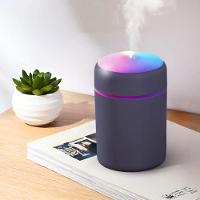 Umidificador Portátil Ultrassônico Usb 300ml – Cinza Escuro Com Função Luminária - Bivolt - 6