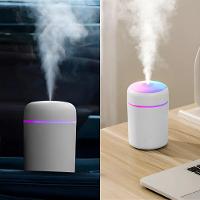 Umidificador Portátil Usb 300ml Branco Bivolt – Ultrassônico Com Luminária Led - 6