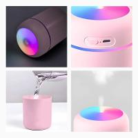 Umidificador Portátil Ultrassônico Usb 300ml Rosa – Bivolt Com Função Luminária - 10
