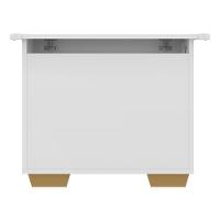 Baú Organizador Caixa de Brinquedos Multimóveis Branco - 1