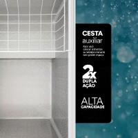 Freezer Expositor Horizontal Dupla Ação 410 Litros Eco Gelo Tampa De Vidro EEH500XX Eos 220V - 5