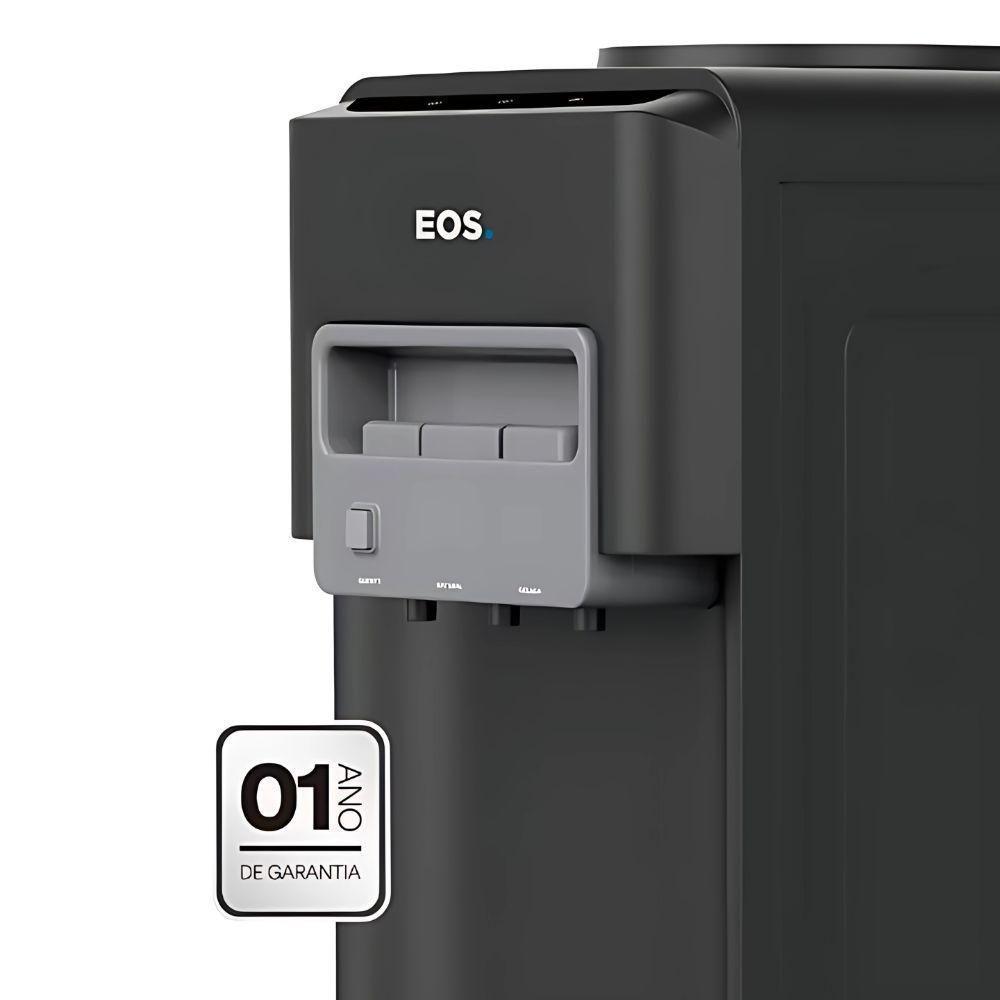 Bebedouro Agua Quente Natural E Gelada Eletrônico Preto Galão Mineralle EBE06QP 220V - 4