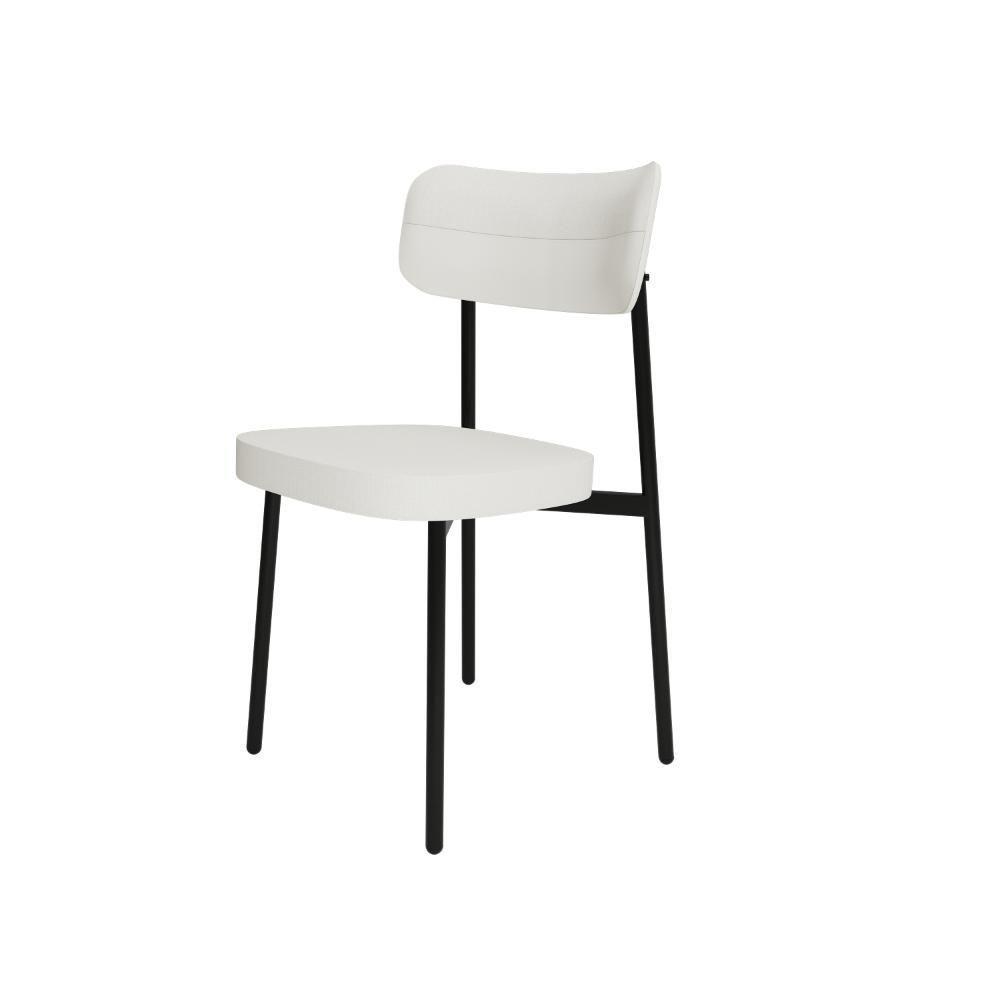 Cadeira Alloa Fixa Com 4 Pés 50 X 44,7 X 83,8 Cm Com 1 Un. Corriente Palha - 1