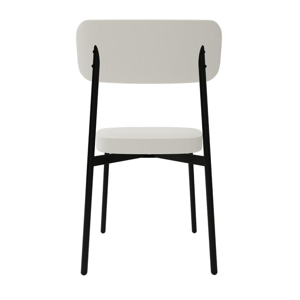 Cadeira Alloa Fixa Com 4 Pés 50 X 44,7 X 83,8 Cm Com 1 Un. Corriente Palha - 5