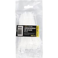 Abraçadeira Nylon 2,5 X 100 Mm Branca 100 Unidades Tradestar - 2