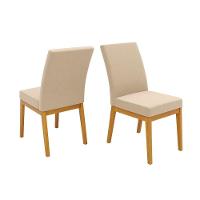 Cadeira Sala De Jantar Isadora Kit 4 Un Ipe/suede Lunar Grafite - Dj Móveis - 3