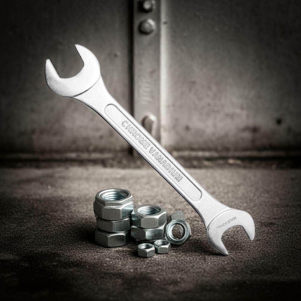 Chave Fixa 25 X 28 Mm Cr-v Tradestar - 6