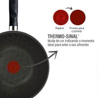 Frigideira Wok Rochedo Robusta 25cm Grafite Grafite - 2