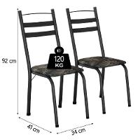 Conjunto Com 4 Cadeiras Leia Artefamol - 2