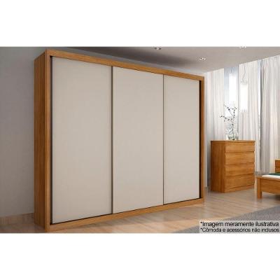 Guarda Roupa 3 Portas De Correr E 6 Gavetas Paradizzo/palazzo Cumaru/fendi 25 - Novo Horizonte