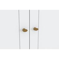 Guarda Roupa 4 Portas E 4 Gavetas Americano Cinza - Henn - 5