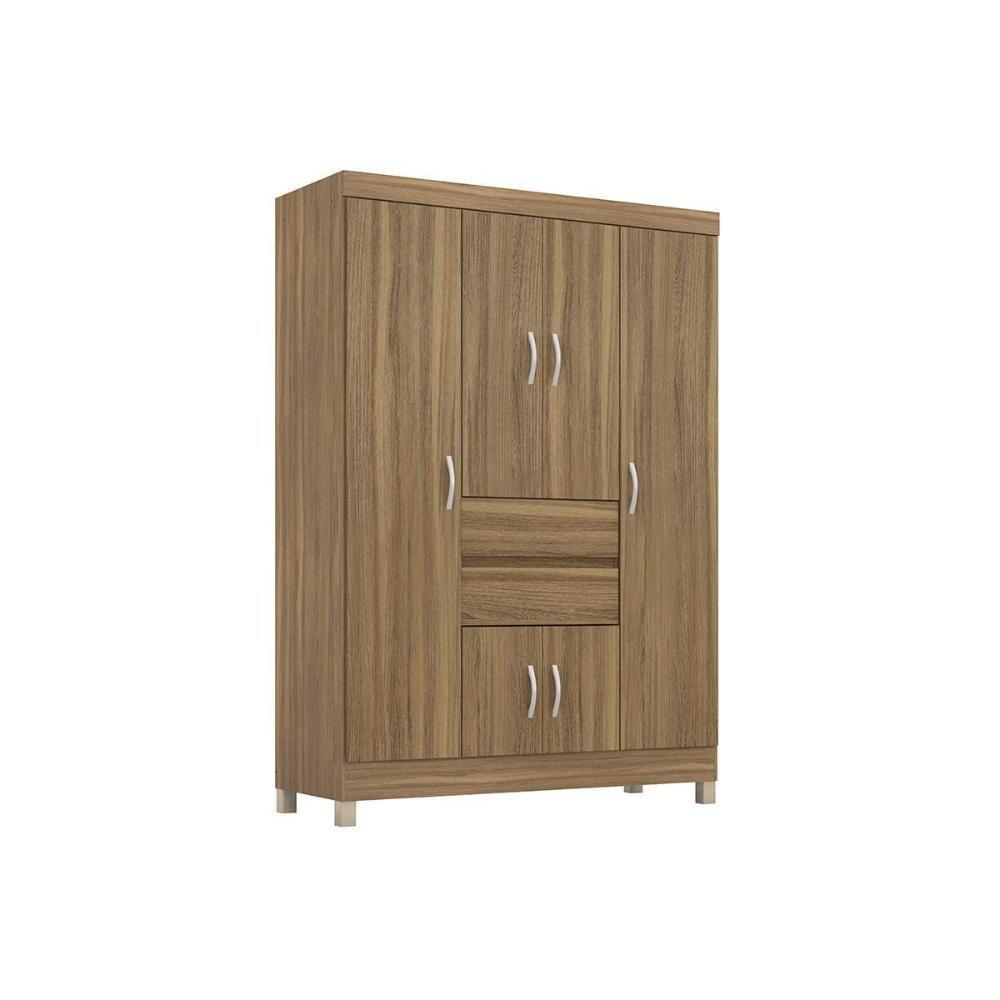 Guarda Roupa 6 Portas E 2 Gavetas Ecom Ii Amêndola Touch - Demóbile - 1