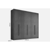 Guarda Roupa 6 Portas E 6 Gavetas Santiago Cinamomo - Conquista