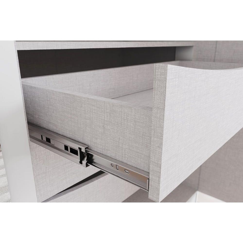 Guarda Roupa 6 Portas E 6 Gavetas C/ Pés Americano Prime Branco - Henn - 3