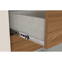 Guarda Roupa 6 Portas E 4 Gavetas C/ Pés Pétrus Nature/off White - Henn - 5