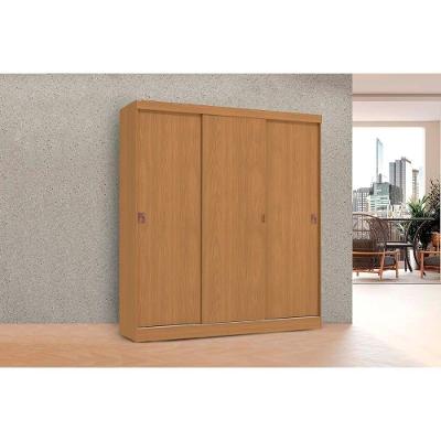 Guarda Roupa Casal 3 Portas De Correr E 2 Gavetas R589 Canela - Kappesberg