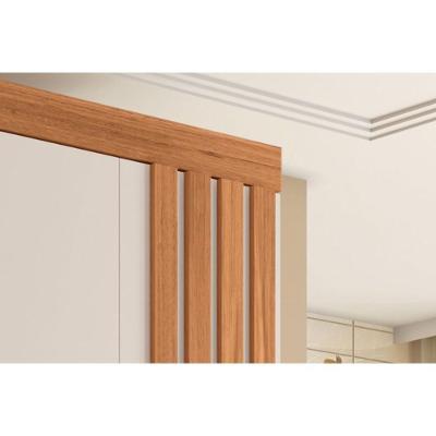 Guarda Roupa Casal Sophia Lux 5 Portas de Bater 2 Gavetas Freijo-Off White