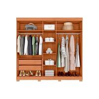 Guarda Roupa Casal 5 Portas E 2 Gavetas C/ Espelho Sophia Lux Freijo/off White - Caemmun - 3