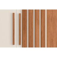 Guarda Roupa Casal 5 Portas E 2 Gavetas Sophia Freijo/off White - Caemmun - 5