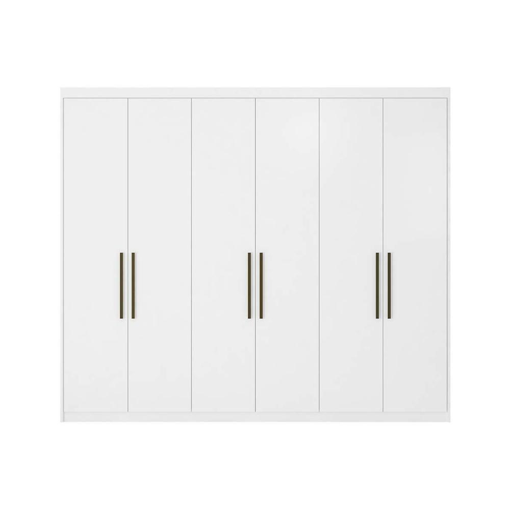 Guarda Roupa Casal 6 Portas E 3 Gavetas Sumatra Amêndola Touch - Demóbile - 6