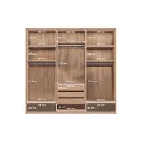 Guarda Roupa Casal 6 Portas E 5 Gavetas Torino Wood/terracota - Santos Andirá - 5