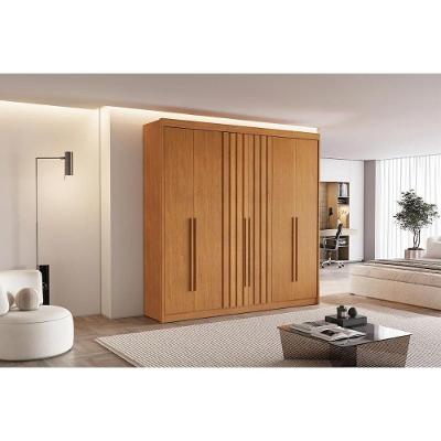 Guarda Roupa Casal Portugal 6 Portas de Bater 6 Gavetas Cinamomo-Off White Conquista