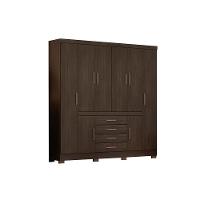 Guarda Roupa Casal 8 Portas E 4 Gavetas New Realce Amendola/grafito - Demóbile - 6